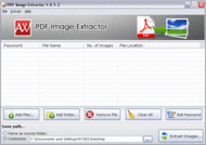 AWinware PDF Image Extractor screenshot